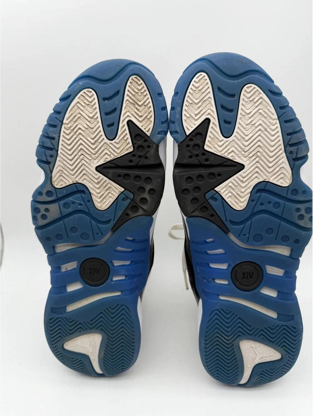 Vintage Jordan Basketball Sneakers Blue Black White Size 9